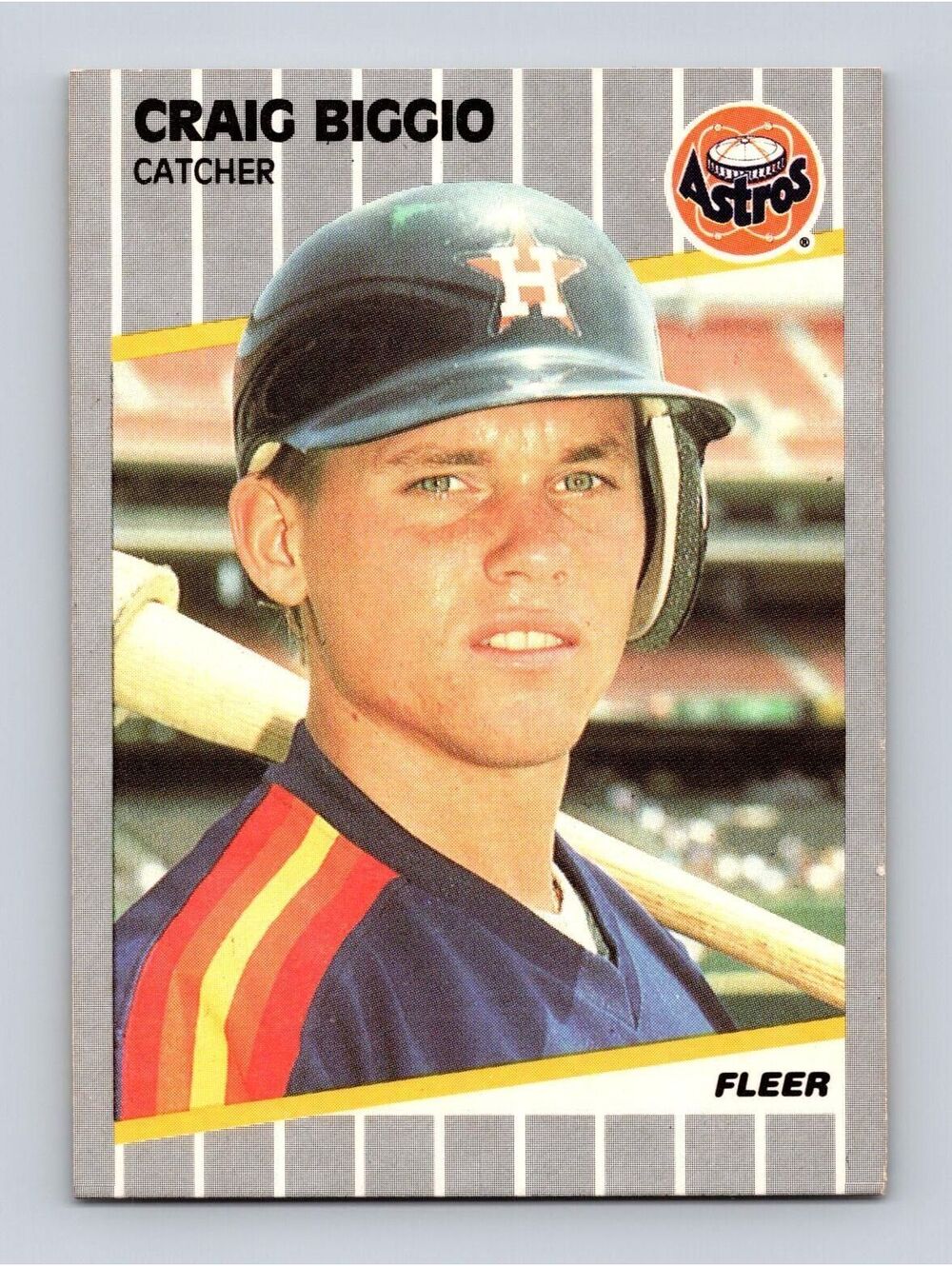 1989 Fleer #353 Craig Biggio Baseball Card